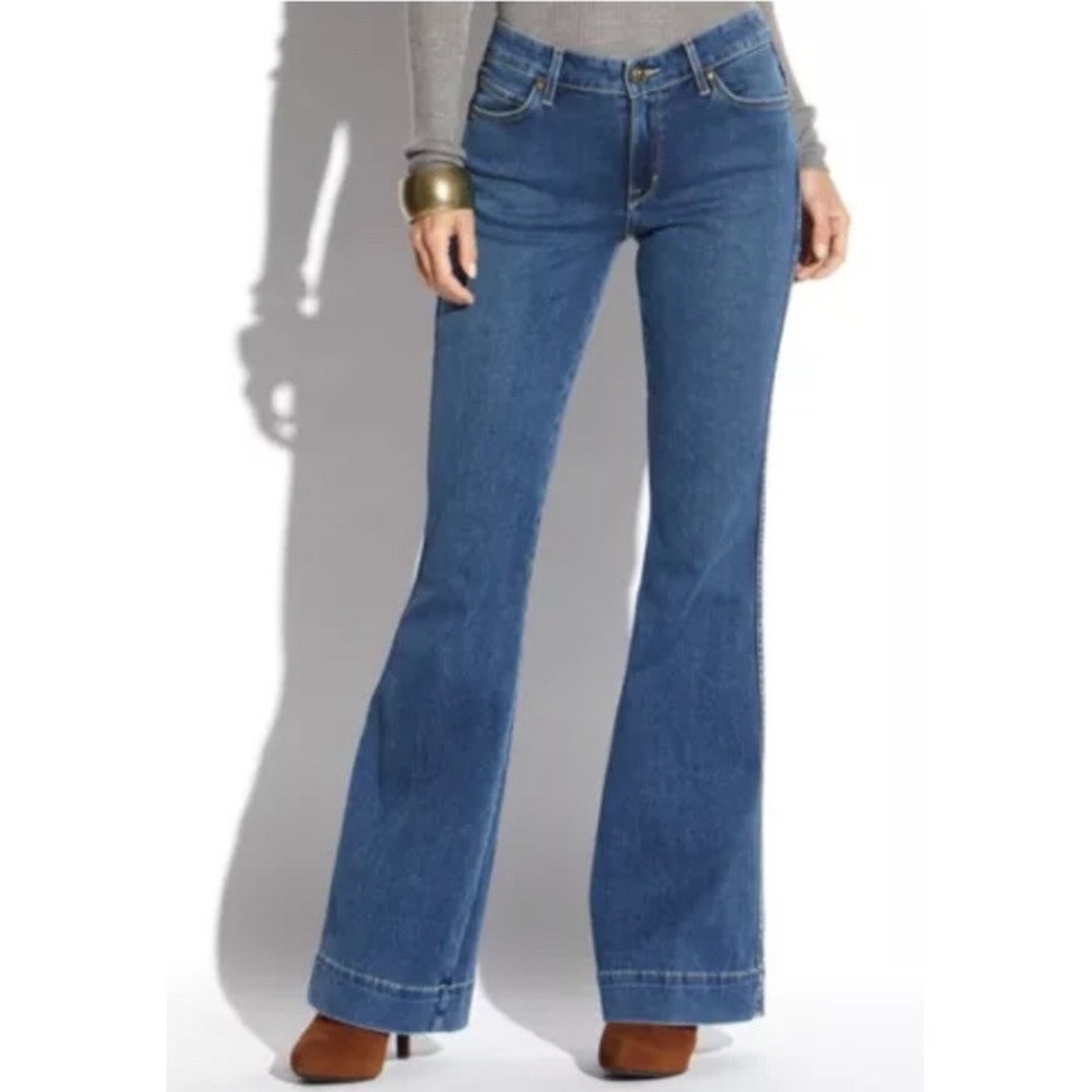 Y2K Felicity CJ BY COOKIE JOHNSON Flare Leg Blue Jeans 28 NWT